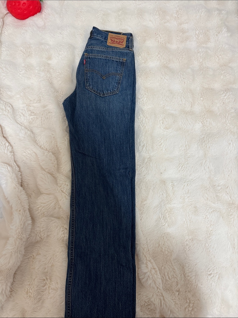 Levi's women’s Straight Jeans - Deep Indigo Blue